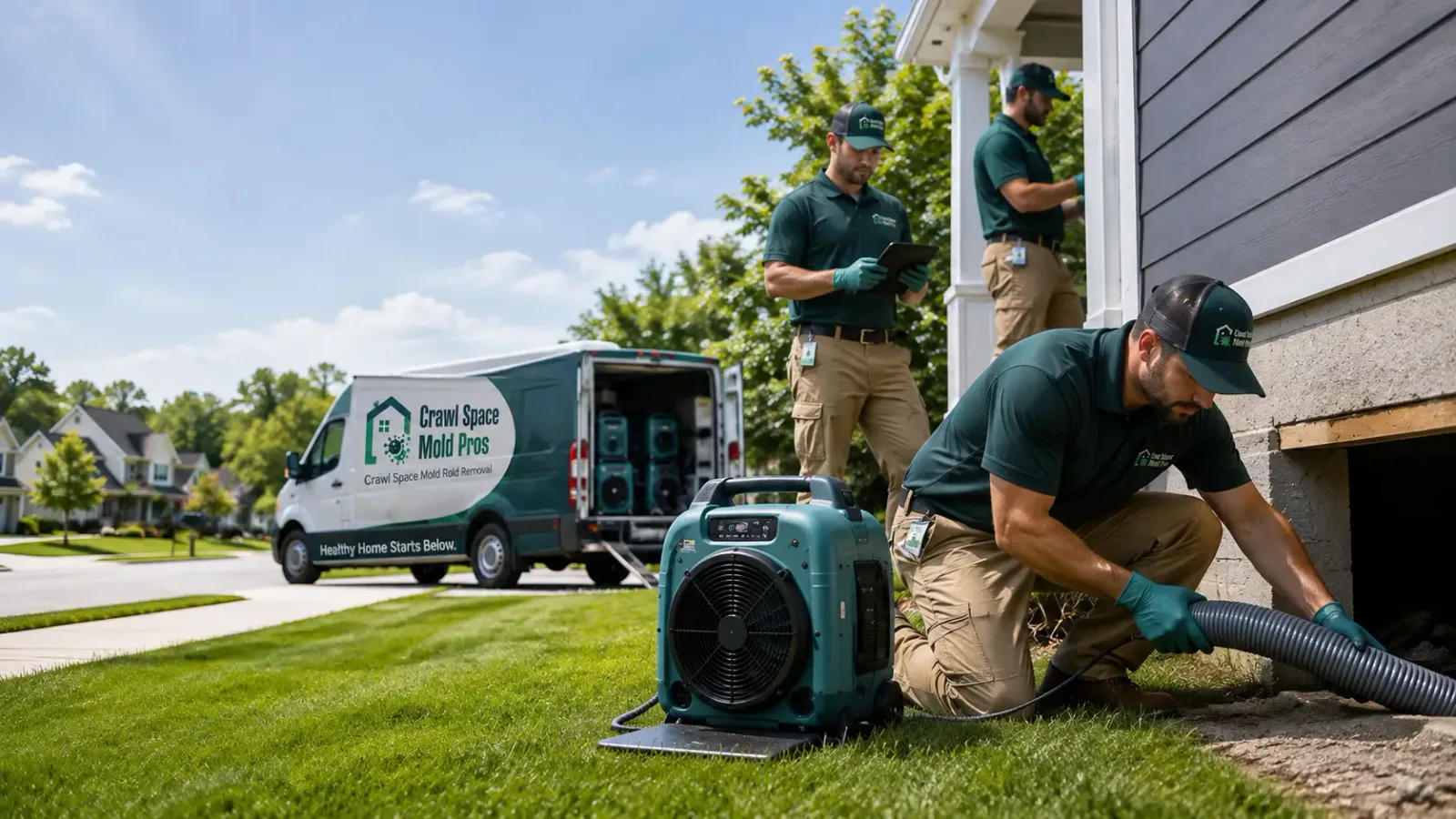 Crawl Space Mold Removal in North Sutton, NH